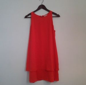 NWT Lila Rose bright red layered dress, 8